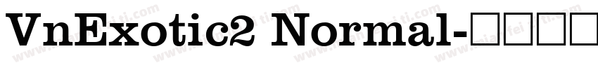VnExotic2 Normal字体转换